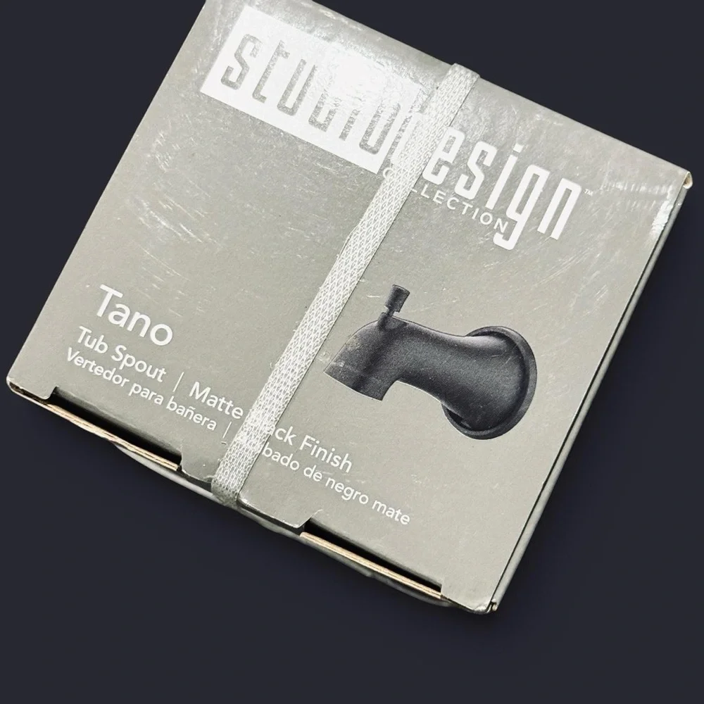 Tano by Studio Design Matte Black Tub Spout